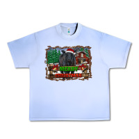 Grape Ice merry christmas black angus cattle and farm Urban Heavy Tee - RanaPortraitStore