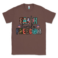 Chestnut faith family freedom Classic Tee - CowhideDigitalArt