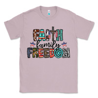 Lilac faith family freedom Classic Tee - CowhideDigitalArt