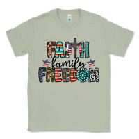 Matcha faith family freedom Classic Tee - CowhideDigitalArt