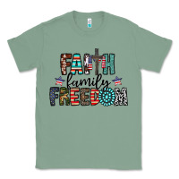 Sage faith family freedom Classic Tee - CowhideDigitalArt