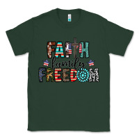 Sports Green faith family freedom Classic Tee - CowhideDigitalArt