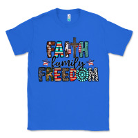 True Royal faith family freedom Classic Tee - CowhideDigitalArt
