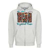 Dove Grey rn registered nurse Zipper Hoodie - JahusDesignShop