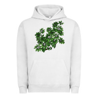 Pigment Lunar Rock Botanical Schefflera Illustrations Urban Hoodie - LillyAllenDesigns