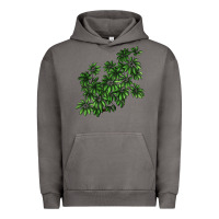 Pigment Tornado Botanical Schefflera Illustrations Urban Hoodie - LillyAllenDesigns