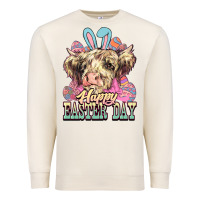 Sandshell Easter Day Cow Premium Sweatshirt - NancyCooperArtShop