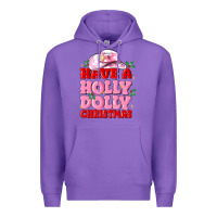 Have A Holly Dolly Christmas Premium Hoodie | Teevron