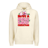 Sandshell have a holly dolly christmas Premium Hoodie - MaliasSmallBusiness