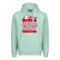 Seafoam have a holly dolly christmas Premium Hoodie - MaliasSmallBusiness