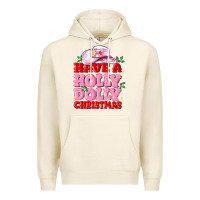 Tofu have a holly dolly christmas Premium Hoodie - MaliasSmallBusiness