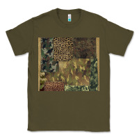 Army Green camouflage leopard patches Classic Tee - BarkalooDesign