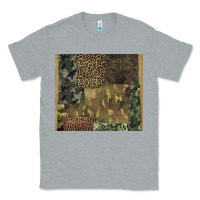Heather Grey camouflage leopard patches Classic Tee - BarkalooDesign