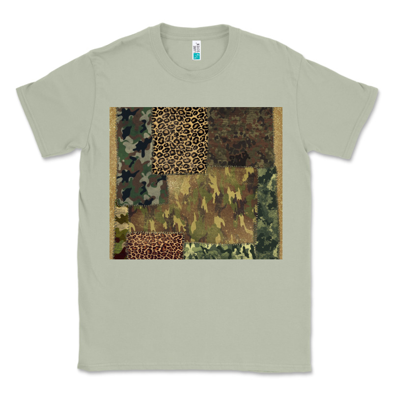 Camouflage Leopard Patches Classic Tee by BarkalooDesign | Teevron
