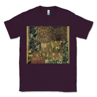 Plum camouflage leopard patches Classic Tee - BarkalooDesign