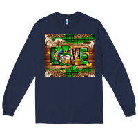 Navy St. patrick's day love gnome tumbler Long Sleeve Tee - Neo Western