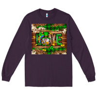 Plum St. patrick's day love gnome tumbler Long Sleeve Tee - Neo Western