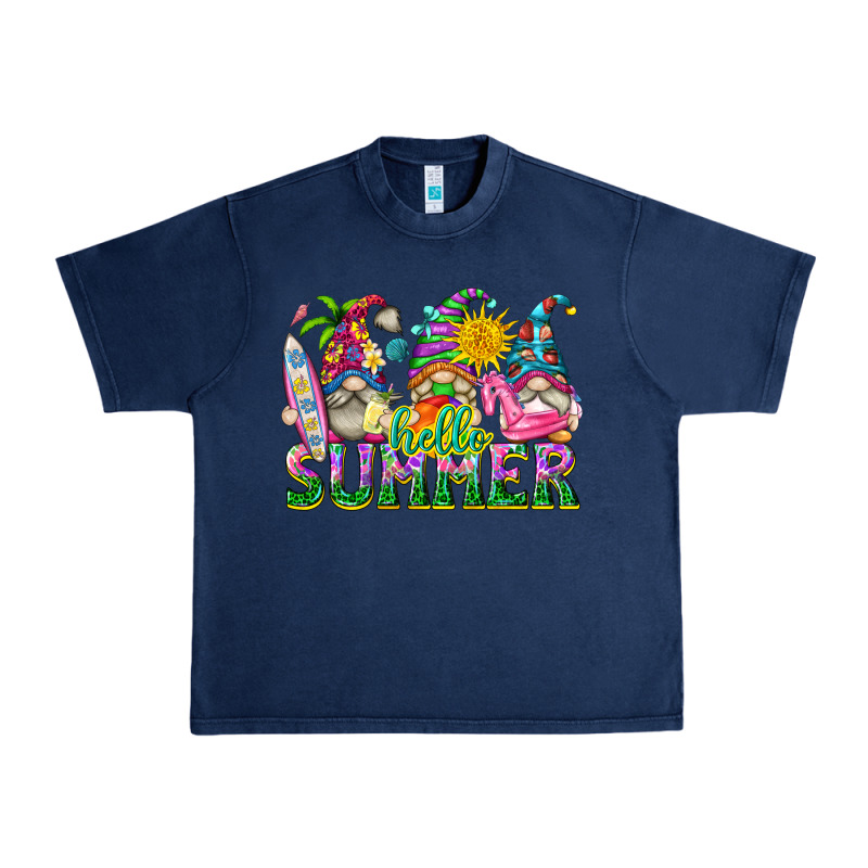 Hello Summer Gnome Urban Heavy Tee by texasbilliewilder | Teevron