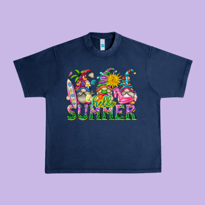Hello Summer Gnome Urban Heavy Tee Designed By Texasbilliewilder