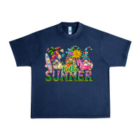 Navy hello summer gnome Urban Heavy Tee - texasbilliewilder