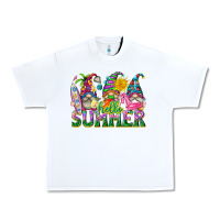 White hello summer gnome Urban Heavy Tee - texasbilliewilder