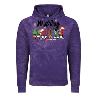 Cloud Purple merry nurse Vintage Hoodie - MaliasSmallBusiness