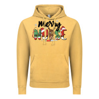 Vintage Mustard merry nurse Vintage Hoodie - MaliasSmallBusiness