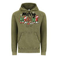 Vintage Olive merry nurse Vintage Hoodie - MaliasSmallBusiness