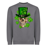 Storm st. patricks day skull Heavyweight Sweatshirt - RanaPortraitStore