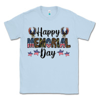 Dusty Blue happy memorial day Classic Tee - CowhideDigitalArt