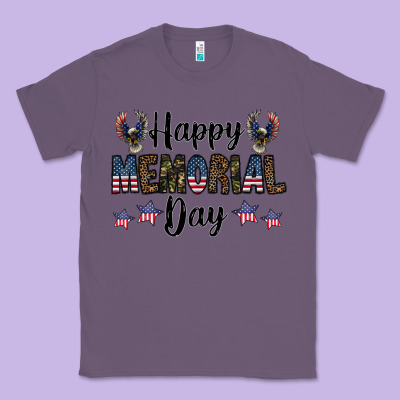 Happy Memorial Day Classic Tee Designed By Cowhidedigitalart