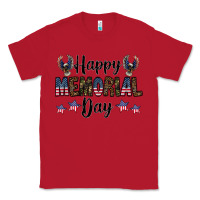 Red happy memorial day Classic Tee - CowhideDigitalArt