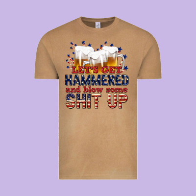 Vintage Tee lets get hammered