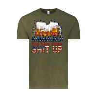Vintage Olive lets get hammered Vintage Tee - texasbilliewilder