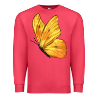 Cardinal Flying Cloudless Sulphur Butterfly Premium Sweatshirt - LillyAllenDesigns