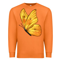 Carrot Flying Cloudless Sulphur Butterfly Premium Sweatshirt - LillyAllenDesigns
