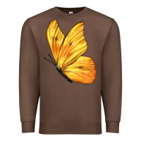 Chestnut Flying Cloudless Sulphur Butterfly Premium Sweatshirt - LillyAllenDesigns