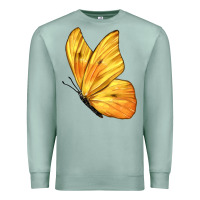 Seafoam Flying Cloudless Sulphur Butterfly Premium Sweatshirt - LillyAllenDesigns
