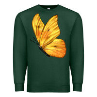 Sports Green Flying Cloudless Sulphur Butterfly Premium Sweatshirt - LillyAllenDesigns