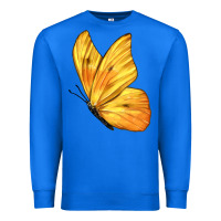 True Royal Flying Cloudless Sulphur Butterfly Premium Sweatshirt - LillyAllenDesigns
