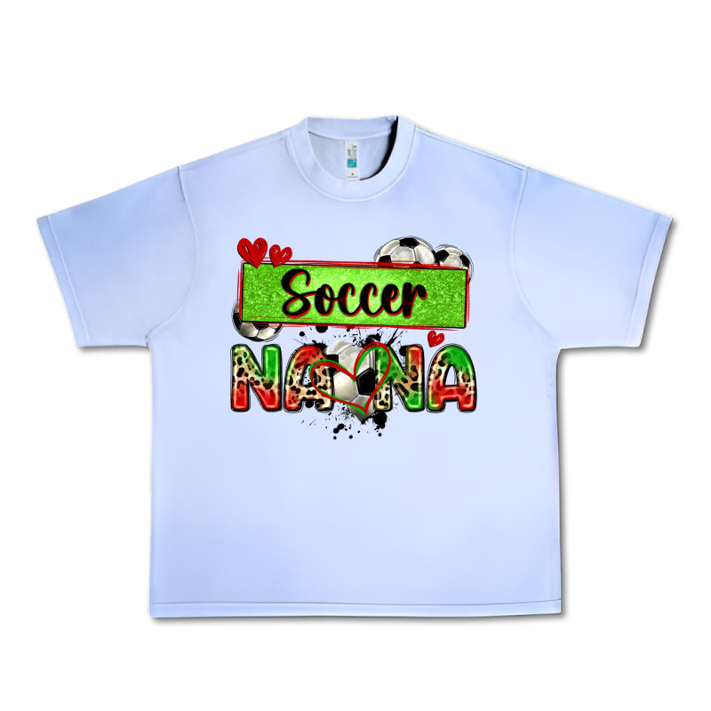 Soccer Nana With Leopard Urban Heavy Tee by Zillion Design Studio | Teevron