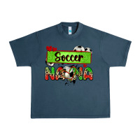 Midnight Navy soccer nana with leopard Urban Heavy Tee - Zillion Design Studio