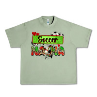 Oil Green soccer nana with leopard Urban Heavy Tee - Zillion Design Studio