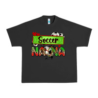 Pigment Black soccer nana with leopard Urban Heavy Tee - Zillion Design Studio