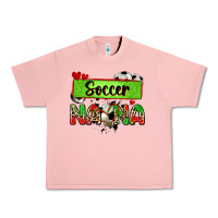 Salmon soccer nana with leopard Urban Heavy Tee - Zillion Design Studio
