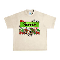 Sandshell soccer nana with leopard Urban Heavy Tee - Zillion Design Studio