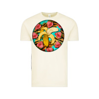Vintage Arctic banana and strawberries with tiger pattern Vintage Tee - BarkalooDesign