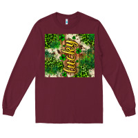 Burgundy St. Patrick's Day lucky tumbler Long Sleeve Tee - Neo Western