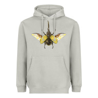 Moon Dust Hercules Beetle With Wings Heavyweight Hoodie - LillyAllenDesigns