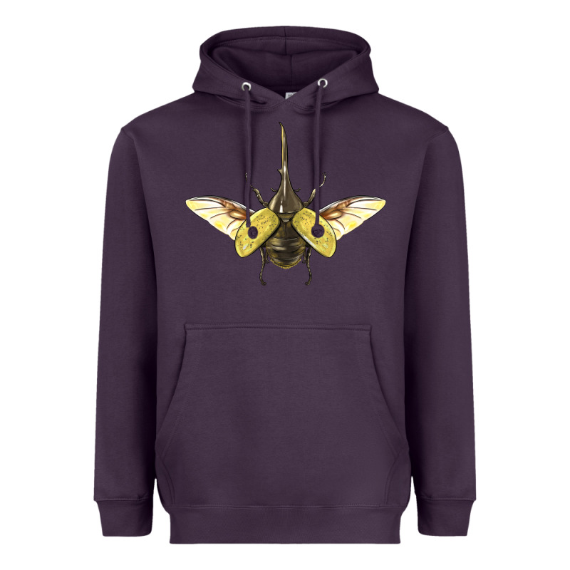 Hercules Beetle With Wings Heavyweight Hoodie by LillyAllenDesigns | Teevron